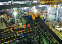 Greensand casting plant at Scaw Metals